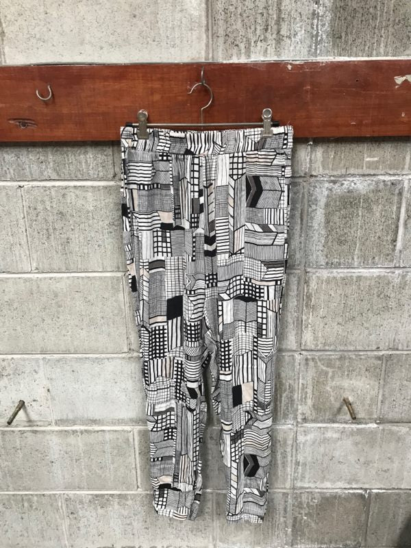 VISAGE silk trousers S, made in NZ (3759936211834520857)