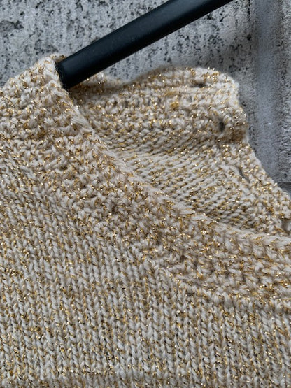 NZ VINTAGE / lurex knit / s (3763637575827626397)