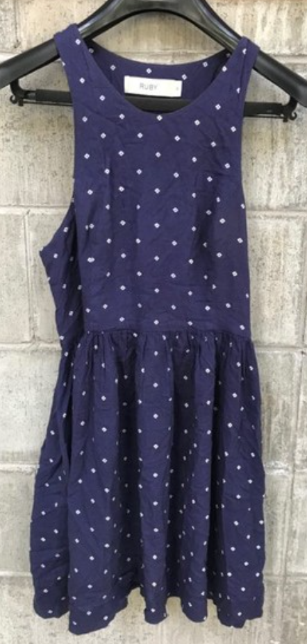 nz vintage / RUBY / 2000s skater dress / 8 (3764405524433894014)