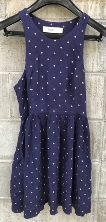 nz vintage / RUBY / 2000s skater dress / 8 (3764405524433894014)