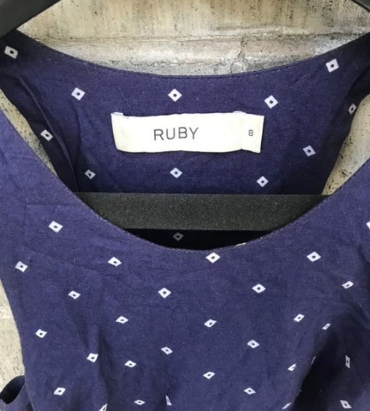 nz vintage / RUBY / 2000s skater dress / 8 (3764405535161370851)