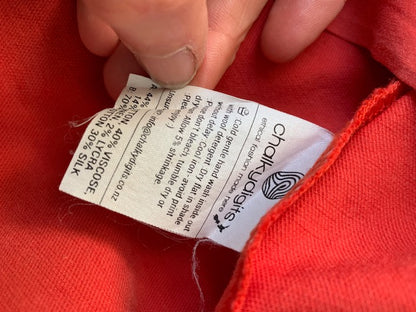 CHALKY DIGITS / silk and linen skirt / 12 (3765019554998435336)