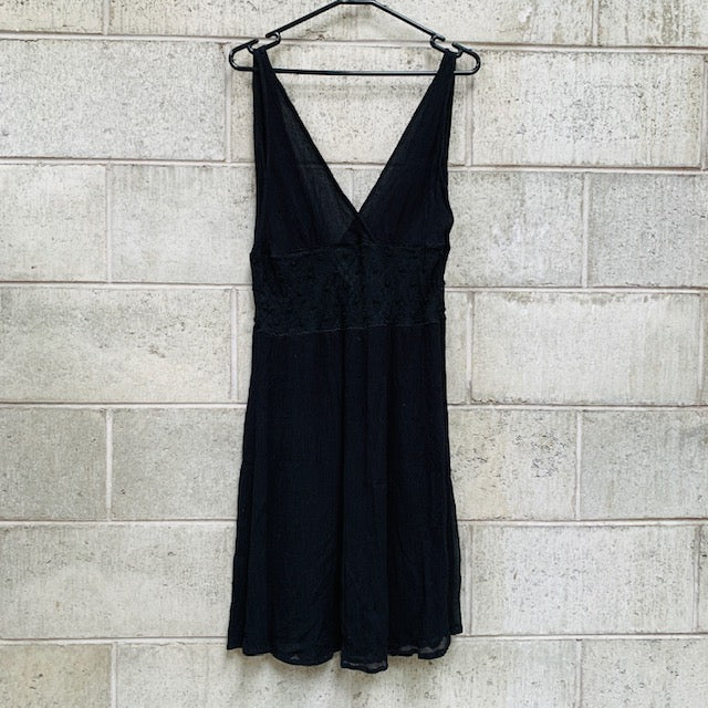 FLEUR WOOD / boho silk dress for repair / s (3771062088687763209)