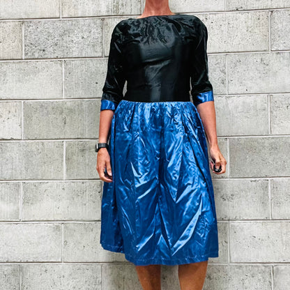 NZ VINTAGE / 80s prom dress / 12 (3779355567564241938)