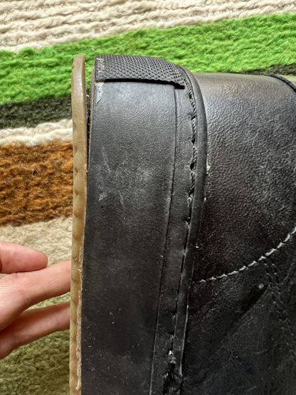 GARMENT PROJECT / black leather sneakers / 41 (3781006637913811853)