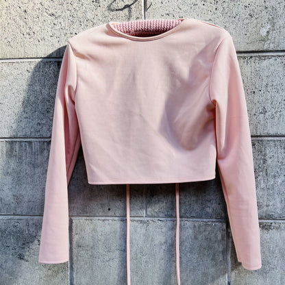 PLT / pink backless balletcore crop / 10 (3789482914097860921)