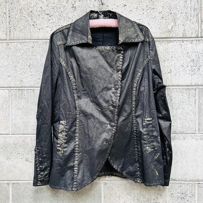 gold edged jacket / 12 / nz designer (3789717623363610842)