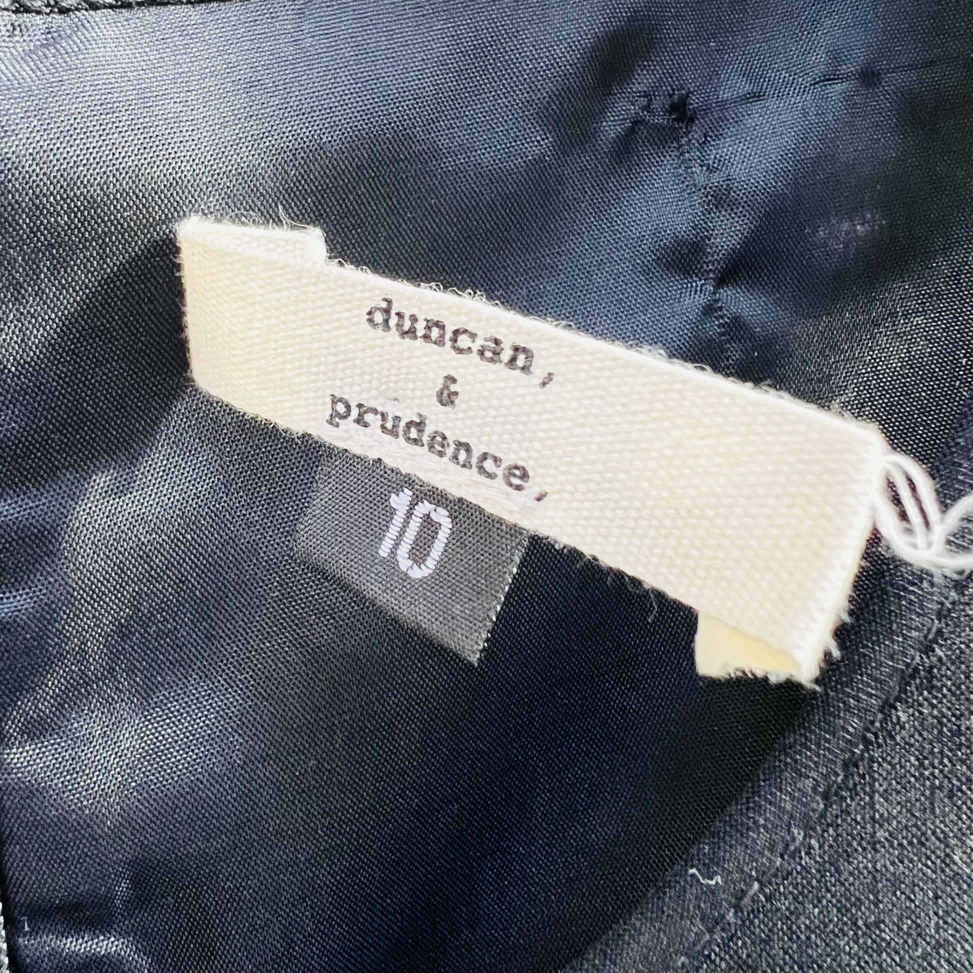 black wool dress / 10 / nz made – archival