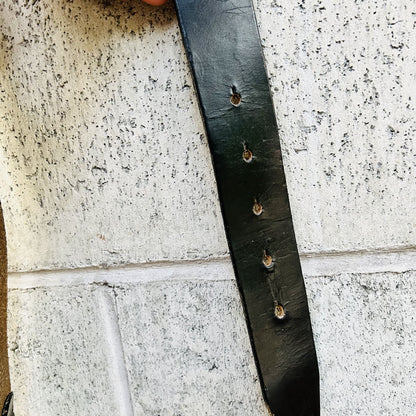black leather belt / s (3790770896077551935)