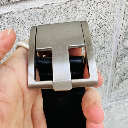 black leather belt / s (3790770902418915163)