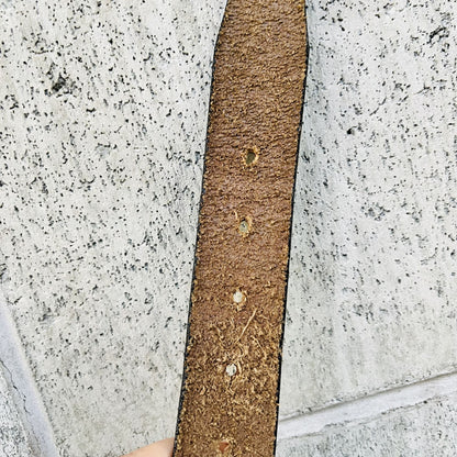 black leather belt / s (3790770908545094172)