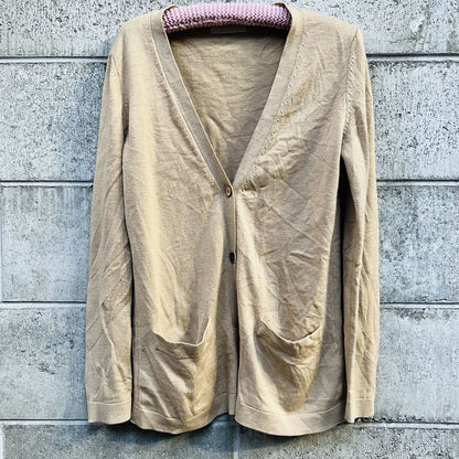mine / v neck long cardigan / S (3791363583537922074)