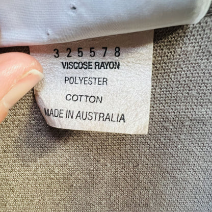 vintage KATIES / made in australia / brown button front top / 12 (3791453015913829955)