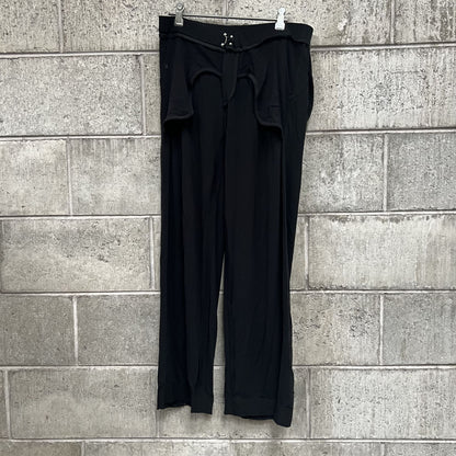 NOLITA / black mesh pants / 32 / made in Italy (3793098549574426035)