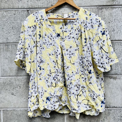 ANNA GLOVER x H&M / blossom print top / 8 (3801139404817427190)