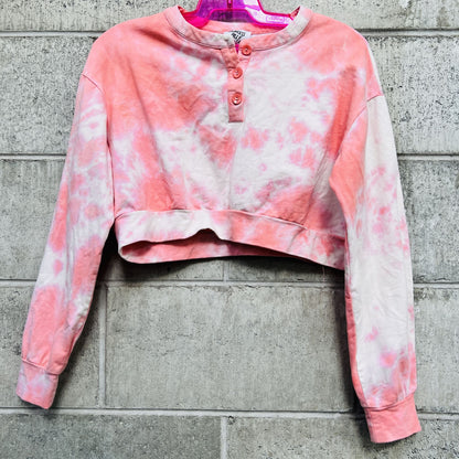 PRINCESS POLLY / crop henley with tiedye print / S (3808809605564515192)