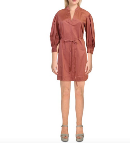 REBECCA TAYLOR / belted mini dress / S (3813651068924531503)