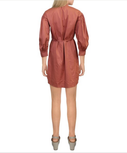REBECCA TAYLOR / belted mini dress / S (3813651072458711687)