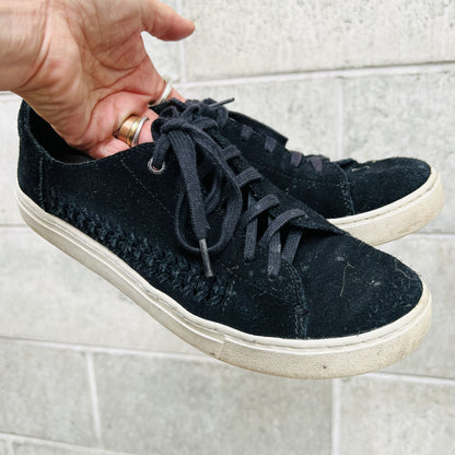 TOMS / lenox sneakers in black suede / 9 (3813913659473943043)