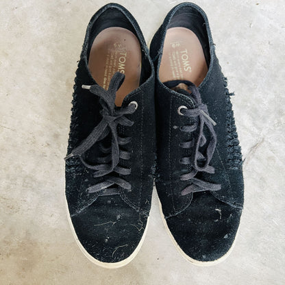 TOMS / lenox sneakers in black suede / 9 (3813913672997604871)