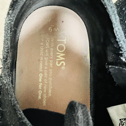TOMS / lenox sneakers in black suede / 9 (3813913678136433455)