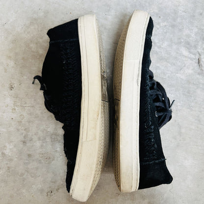 TOMS / lenox sneakers in black suede / 9 (3813913688623224183)