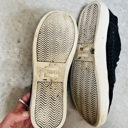TOMS / lenox sneakers in black suede / 9 (3813913701139668364)