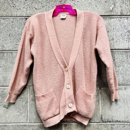 UNITED / vintage angora cardigan / s/m / made in nz (3816855464637355832)
