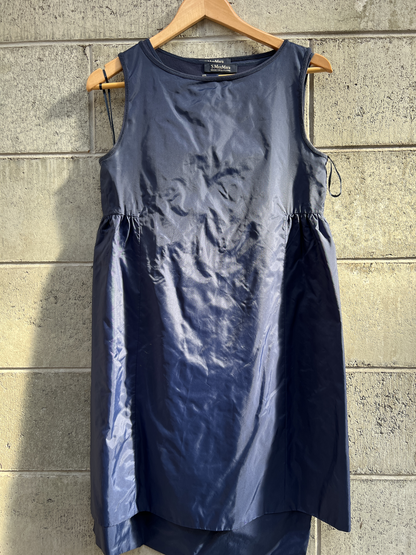 MAXMARA / timeless jersey dress / + underdress + belt/sash / S (3818583157643749150)