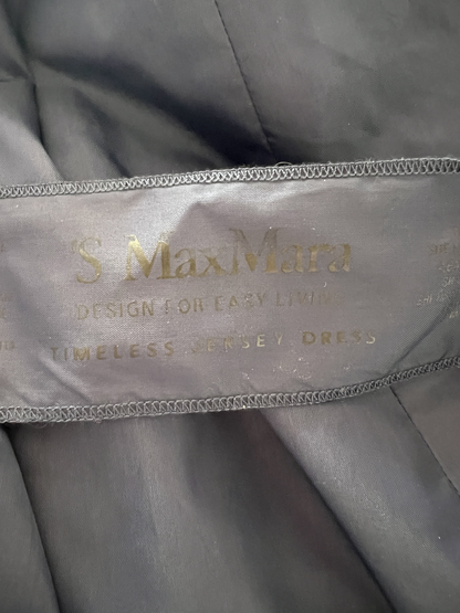 MAXMARA / timeless jersey dress / + underdress + belt/sash / S (3818756715298012737)