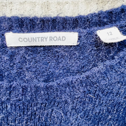 COUNTRY ROAD / mohair jumper with frill  / 12 (3819884879078529753)