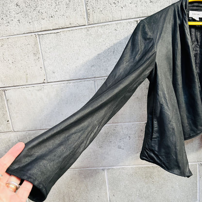 HELMUT LANG / leather jacket / S (3821689990389404742)