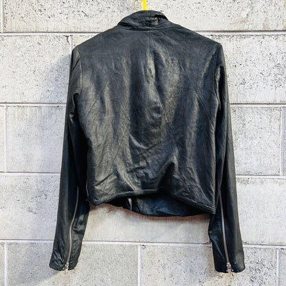 HELMUT LANG / leather jacket / S (3821690014999847484)