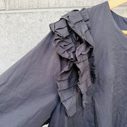 TRELISE COOPER / 'save a pleat for me' black dress / 14 / $499rrp (3822207357430190782)