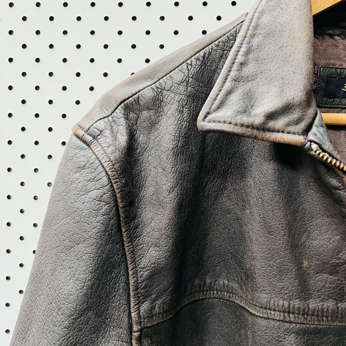 BEN SHERMAN / leather jacket / L (3823348741892975134)