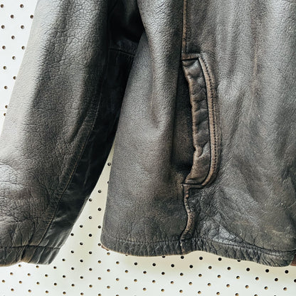 BEN SHERMAN / leather jacket / L (3823348754612114472)
