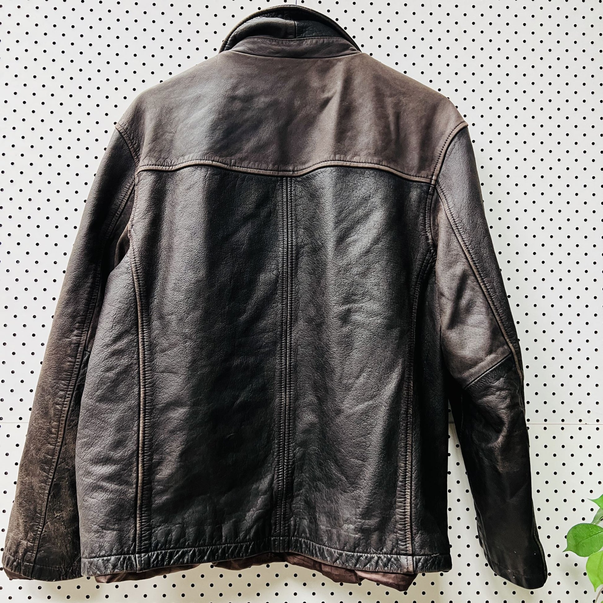 BEN SHERMAN / leather jacket / L (3823348808483562009)