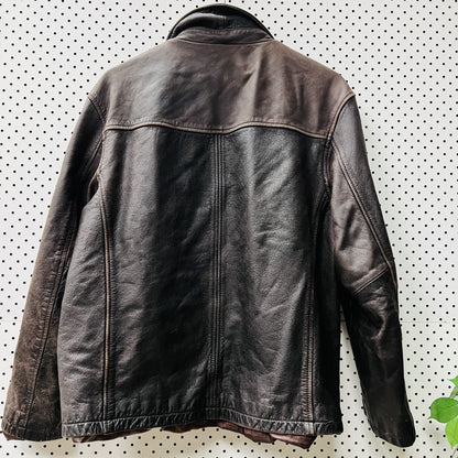 BEN SHERMAN / leather jacket / L (3823348808483562009)