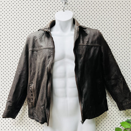 BEN SHERMAN / leather jacket / L (3823348825313742270)