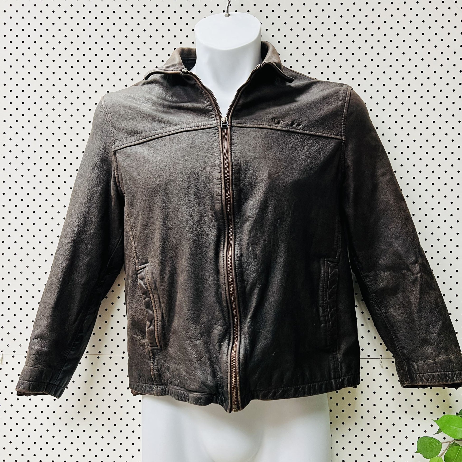 BEN SHERMAN / leather jacket / L (3823348855125878604)