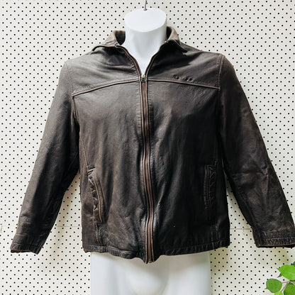 BEN SHERMAN / leather jacket / L (3823348855125878604)