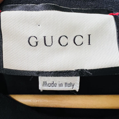 GUCCI / embroidered logo tee / m / made in italy (3823942403128228582)