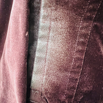 vintage MARTIN MARGIELA / burgundy velvet jacket / s (3826701223320995113)