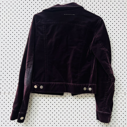 vintage MARTIN MARGIELA / burgundy velvet jacket / s (3826701234470029101)