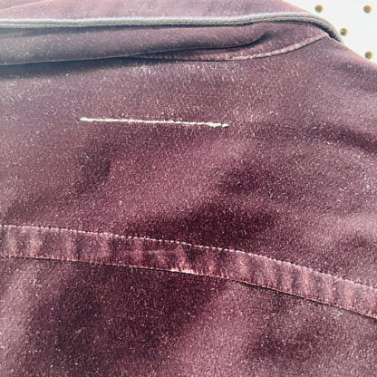 vintage MARTIN MARGIELA / burgundy velvet jacket / s (3826701239562147007)