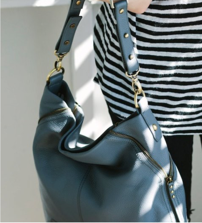 STATUS ANXIETY / 'the lair' black leather bag (3826715588446168486)