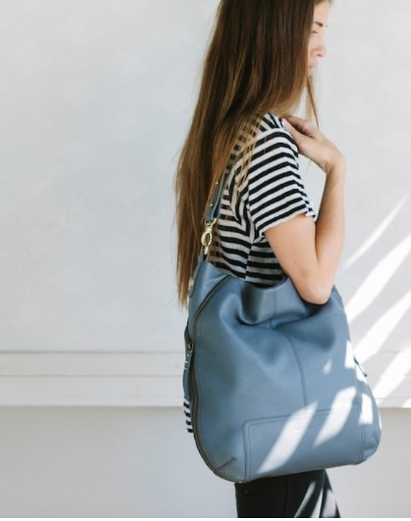 STATUS ANXIETY / 'the lair' black leather bag (3826715591688031427)