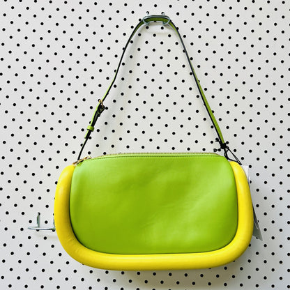 JW ANDERSON / the bumper bag in lime green / new / $1,100 RRP (3827051439243360313)