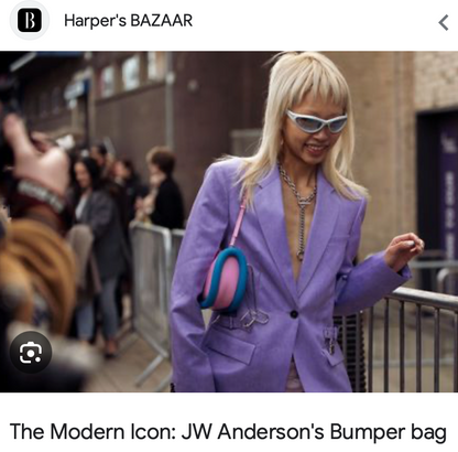 JW ANDERSON / the bumper bag in lime green / new / $1,100 RRP (3827052441439634734)