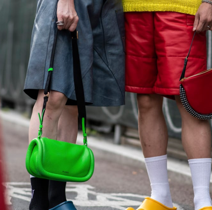 JW ANDERSON / the bumper bag in lime green / new / $1,100 RRP (3827052656364220350)